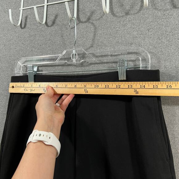 Susan Graver Petite LK Fusion Pull-On Crop Pant Black, Petite Medium - Picture 6 of 9